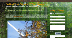 Desktop Screenshot of bellizzitreesvc.com