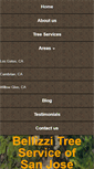 Mobile Screenshot of bellizzitreesvc.com